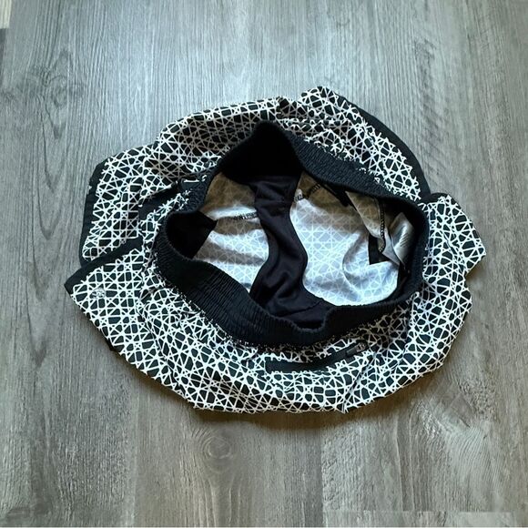 Champion Running Shorts Lined Black White Medium Athletic Workout Sporty - Picture 6 of 12